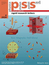 Physica Status Solidi-Rapid Research Letters雜志封面